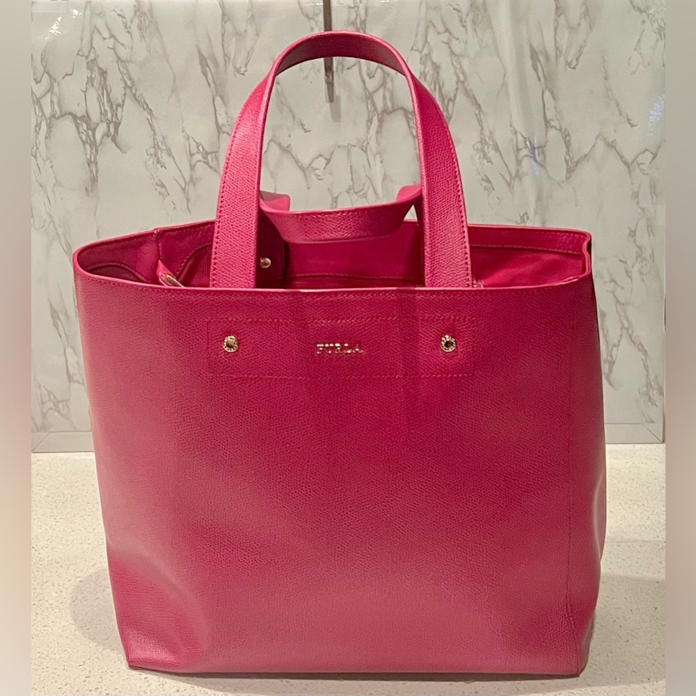 Furla Hot Pink Tote NWOT